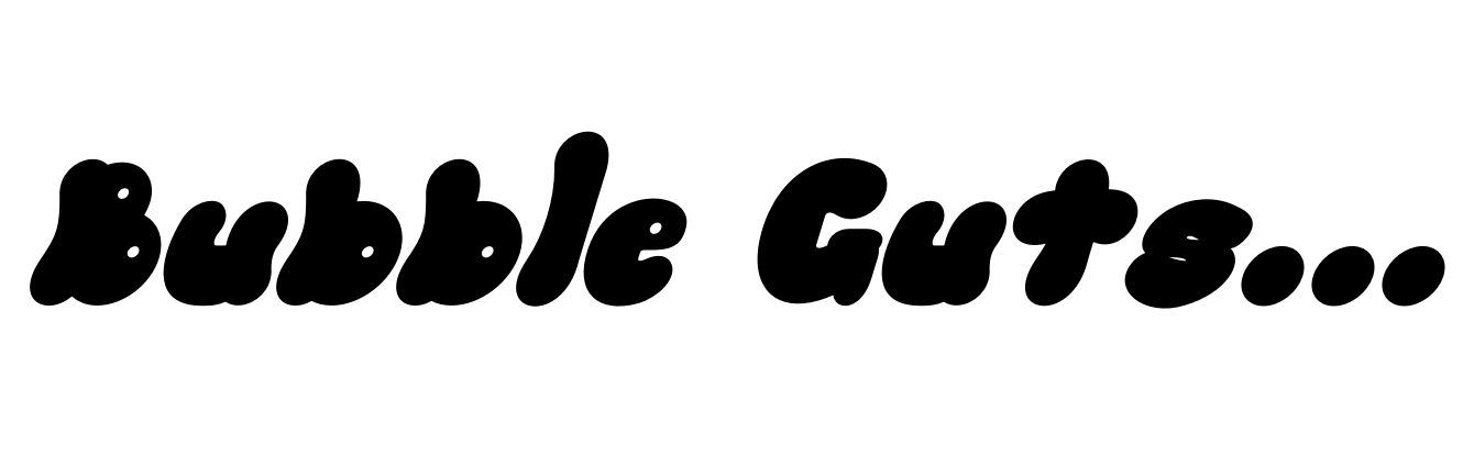 Bubble Guts Italic